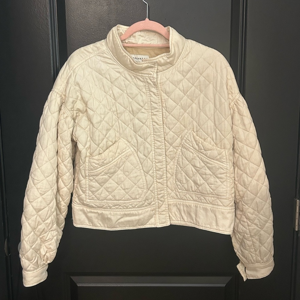 Marrakech Quilted Cream Jacket